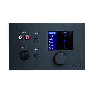 Audac DW5066, kontrollpanel for M2, Sort Veggpanelkontroller for M2 Svart